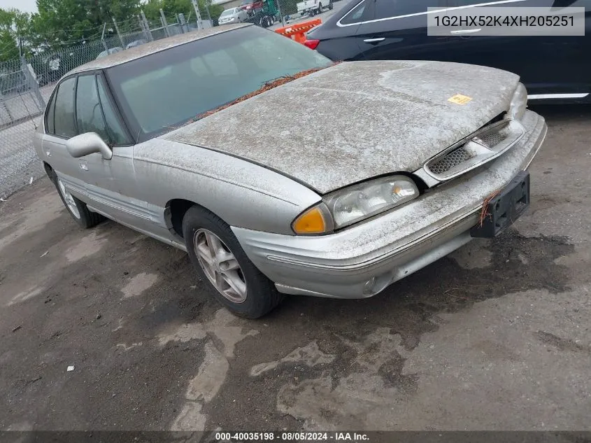 1G2HX52K4XH205251 1999 Pontiac Bonneville Se