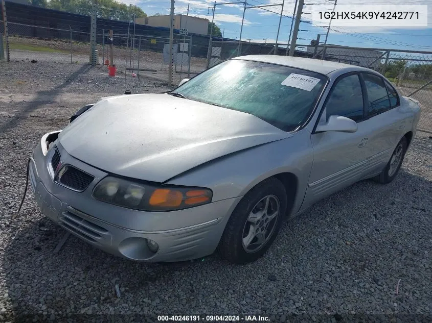 1G2HX54K9Y4242771 2000 Pontiac Bonneville Se