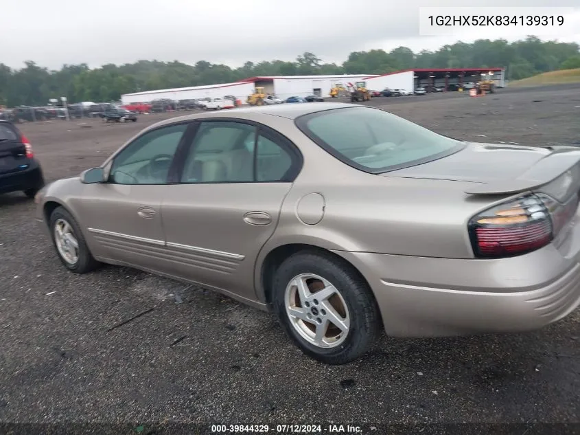 1G2HX52K834139319 2003 Pontiac Bonneville Se