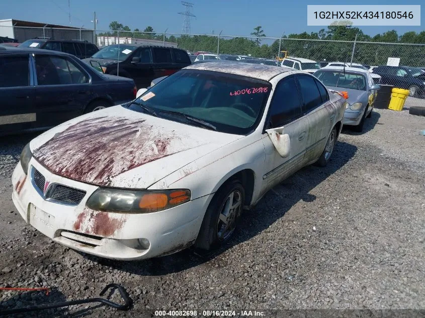 2003 Pontiac Bonneville Se VIN: 1G2HX52K434180546 Lot: 40082698