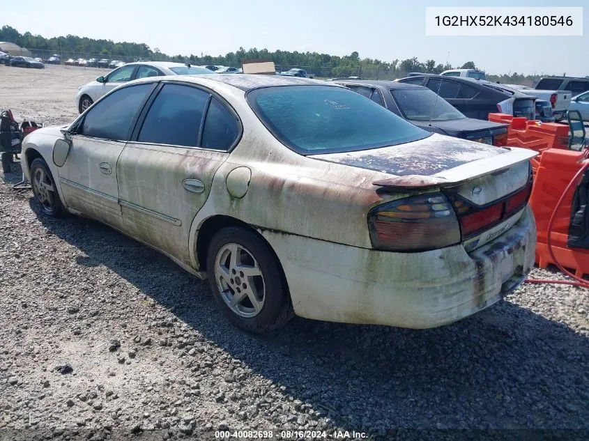 2003 Pontiac Bonneville Se VIN: 1G2HX52K434180546 Lot: 40082698