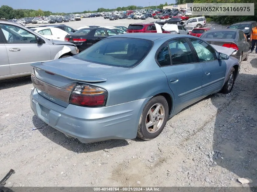 2003 Pontiac Bonneville Se VIN: 1G2HX52K134166975 Lot: 40149764