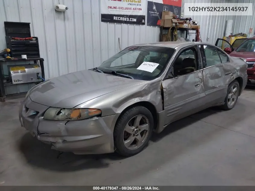 2003 Pontiac Bonneville Sle VIN: 1G2HY52K234145937 Lot: 40179347