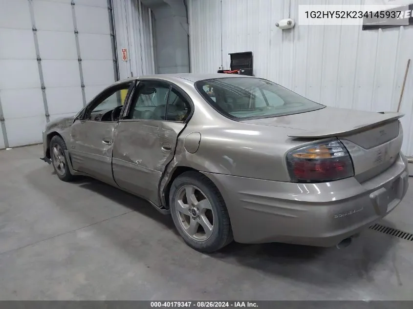 2003 Pontiac Bonneville Sle VIN: 1G2HY52K234145937 Lot: 40179347