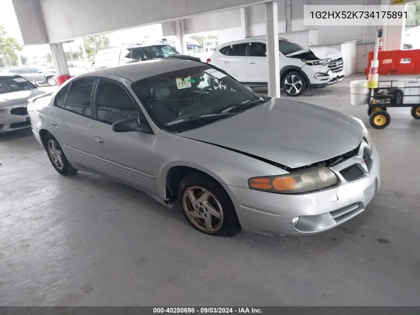 2003 Pontiac Bonneville Se VIN: 1G2HX52K734175891 Lot: 40250698