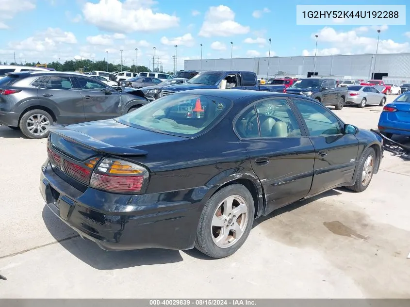 1G2HY52K44U192288 2004 Pontiac Bonneville Sle