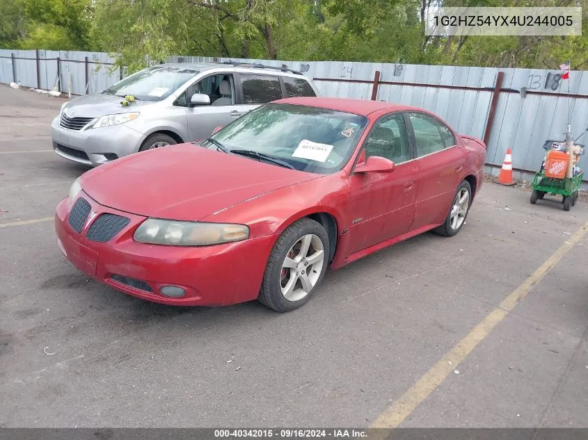 1G2HZ54YX4U244005 2004 Pontiac Bonneville Gxp