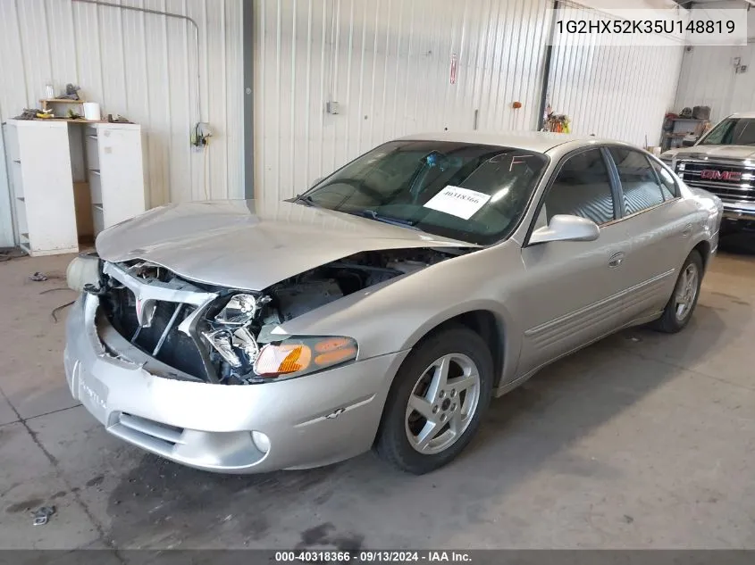 2005 Pontiac Bonneville Se VIN: 1G2HX52K35U148819 Lot: 40318366