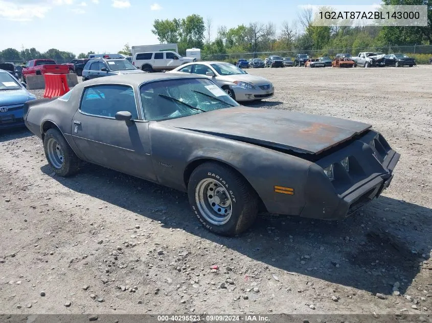 1981 Pontiac Firebird Esprit VIN: 1G2AT87A2BL143000 Lot: 40295523