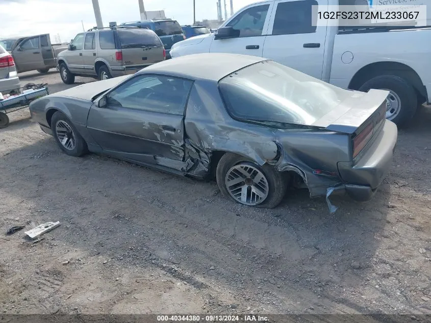 1991 Pontiac Firebird VIN: 1G2FS23T2ML233067 Lot: 40344380