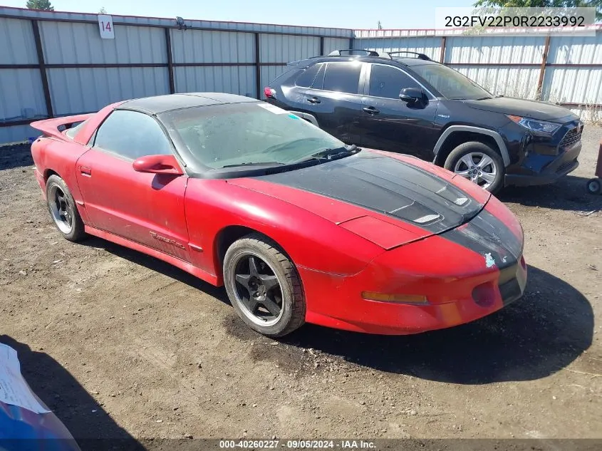 1994 Pontiac Firebird Formula/Trans Am/Gt VIN: 2G2FV22P0R2233992 Lot: 40260227