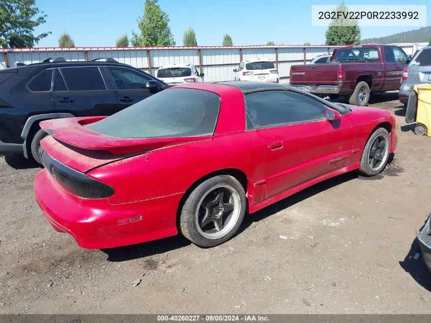 1994 Pontiac Firebird Formula/Trans Am/Gt VIN: 2G2FV22P0R2233992 Lot: 40260227