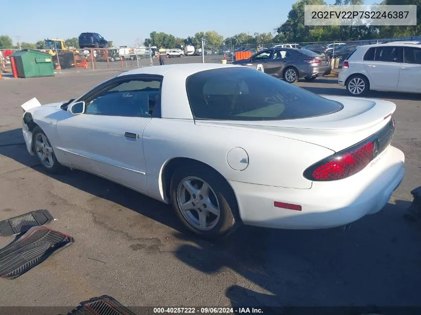 1995 Pontiac Firebird Formula/Trans Am VIN: 2G2FV22P7S2246387 Lot: 40257222