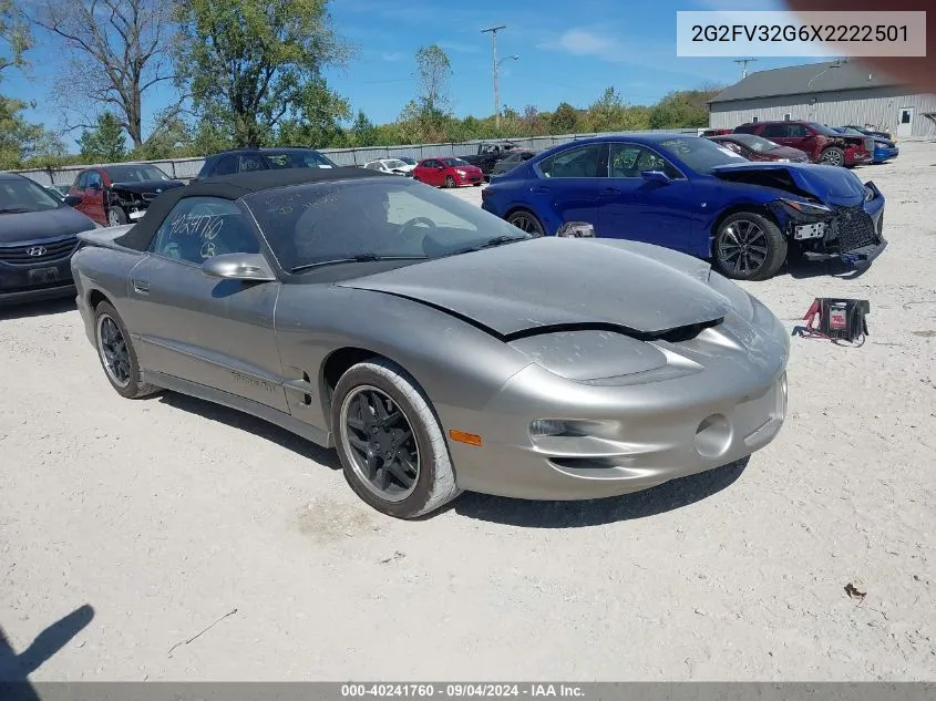 1999 Pontiac Firebird Trans Am VIN: 2G2FV32G6X2222501 Lot: 40241760