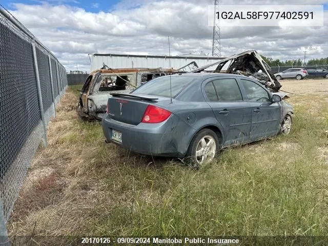 2007 Pontiac G5 Se VIN: 1G2AL58F977402591 Lot: 20170126