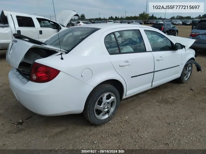 2007 Pontiac G5 VIN: 1G2AJ55F777215697 Lot: 30041627