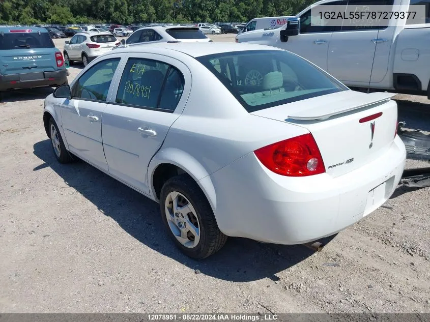 2008 Pontiac G5 VIN: 1G2AL55F787279377 Lot: 12078951