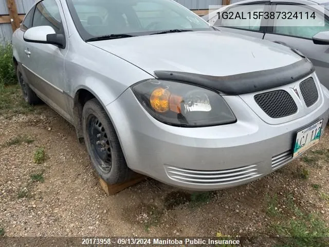 2008 Pontiac G5 Se VIN: 1G2AL15F387324114 Lot: 20173958