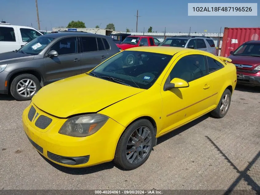 2008 Pontiac G5 VIN: 1G2AL18F487196526 Lot: 40204061