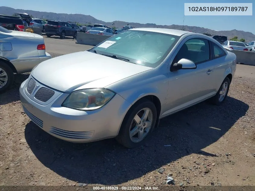 2009 Pontiac G5 VIN: 1G2AS18H097189787 Lot: 40186929