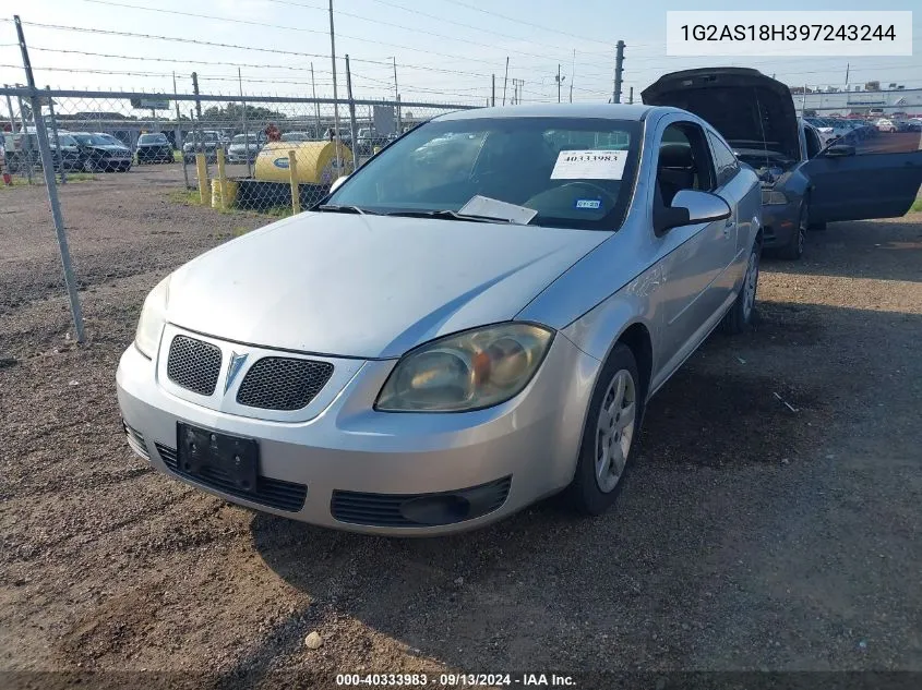 2009 Pontiac G5 VIN: 1G2AS18H397243244 Lot: 40333983