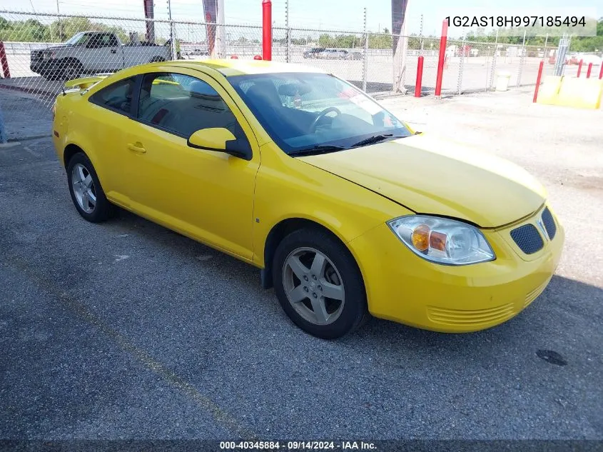 2009 Pontiac G5 VIN: 1G2AS18H997185494 Lot: 40345884