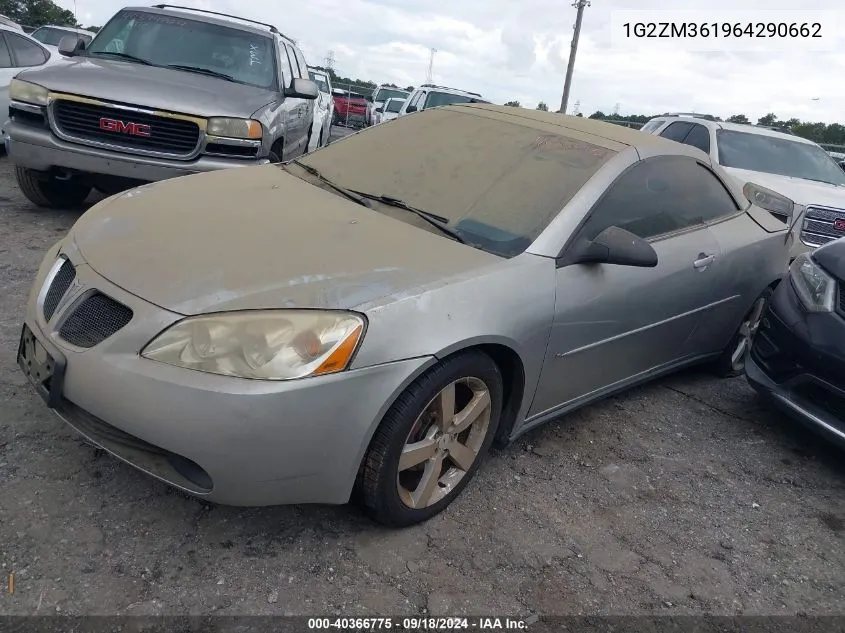 1G2ZM361964290662 2006 Pontiac G6 Gtp