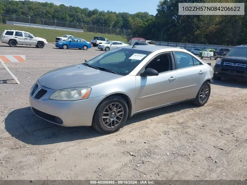 2008 Pontiac G6 Gt VIN: 1G2ZH57N084206622 Lot: 40356985