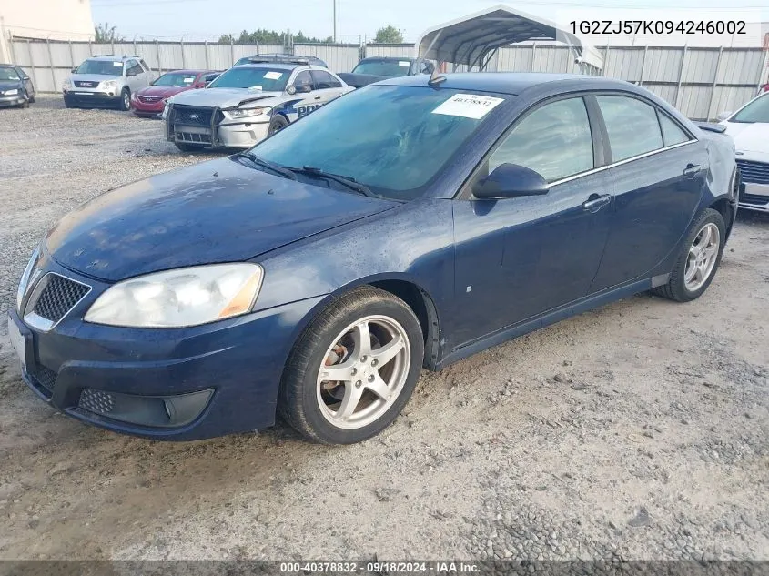 2009 Pontiac G6 VIN: 1G2ZJ57K094246002 Lot: 40378832