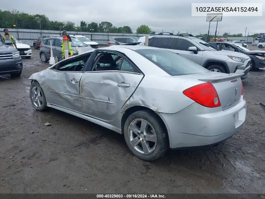 2010 Pontiac G6 VIN: 1G2ZA5EK5A4152494 Lot: 40329803