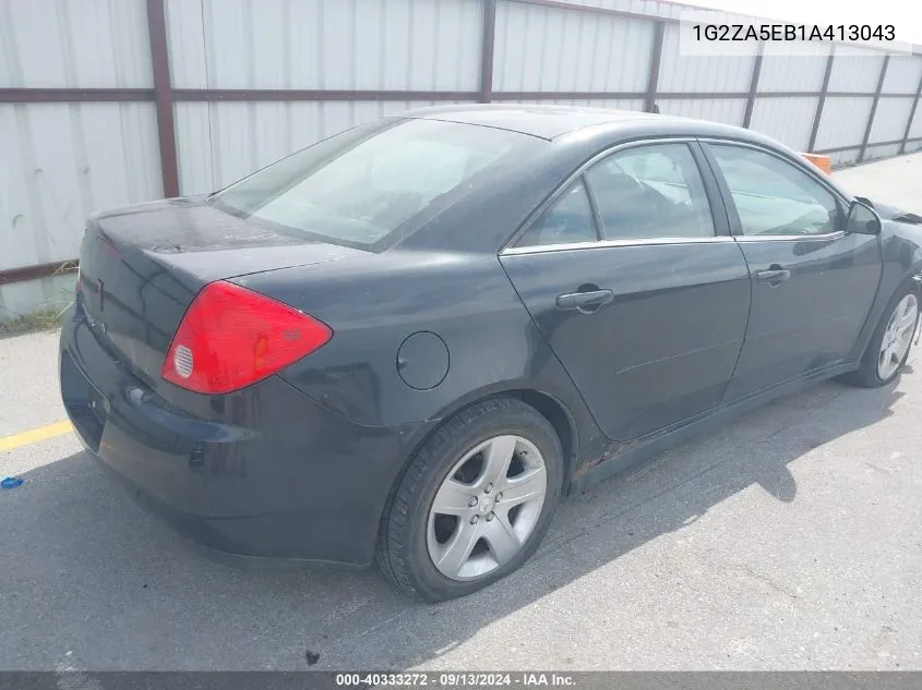 2010 Pontiac G6 VIN: 1G2ZA5EB1A413043 Lot: 40333272