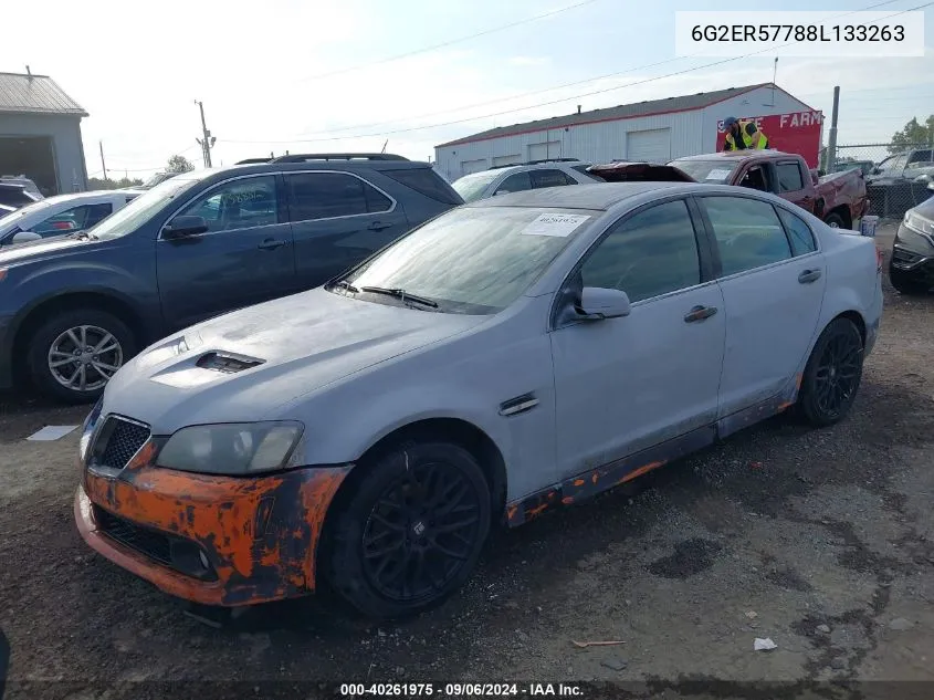 2008 Pontiac G8 VIN: 6G2ER57788L133263 Lot: 40261975