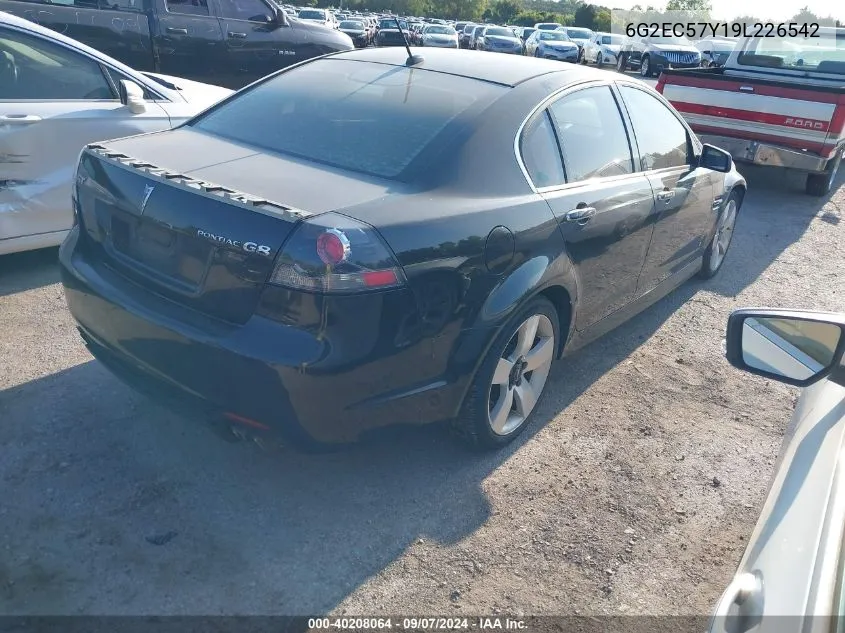 6G2EC57Y19L226542 2009 Pontiac G8 Gt