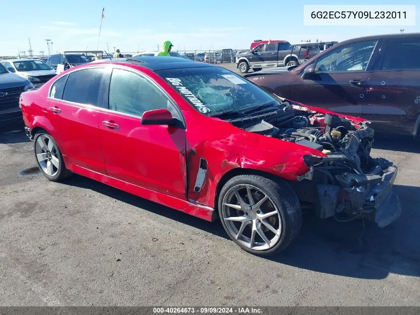 2009 Pontiac G8 Gt VIN: 6G2EC57Y09L232011 Lot: 40264673