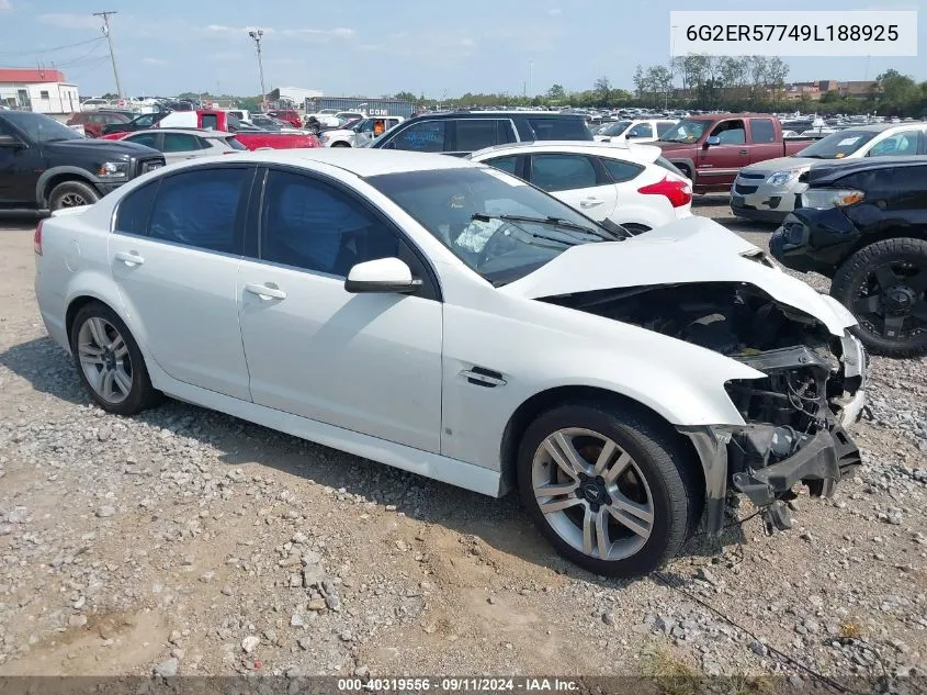 6G2ER57749L188925 2009 Pontiac G8