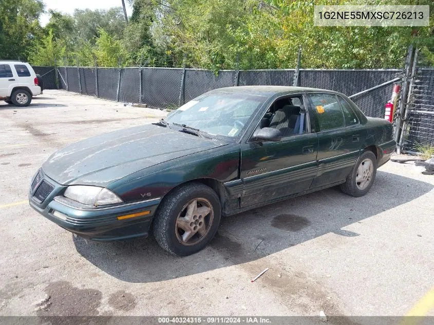 1995 Pontiac Grand Am Se VIN: 1G2NE55MXSC726213 Lot: 40324315