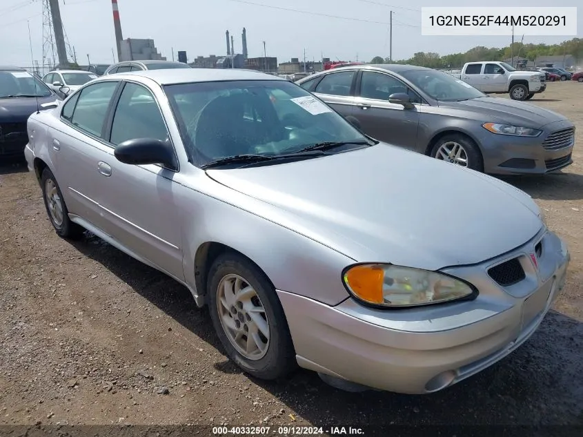 2004 Pontiac Grand Am Se VIN: 1G2NE52F44M520291 Lot: 40332507