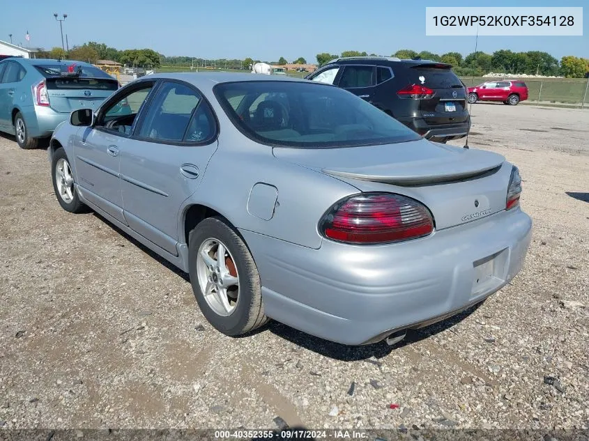 1G2WP52K0XF354128 1999 Pontiac Grand Prix Gt