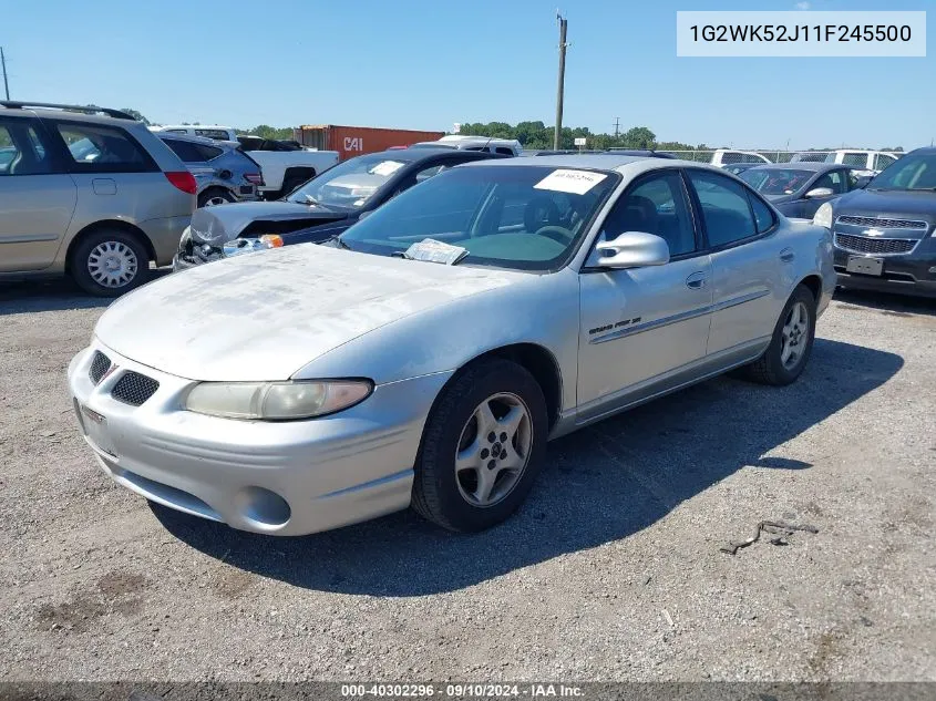 2001 Pontiac Grand Prix Se VIN: 1G2WK52J11F245500 Lot: 40302296