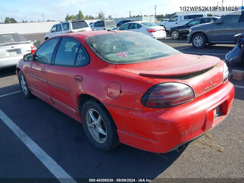 1G2WP52K13F131025 2003 Pontiac Grand Prix Gt