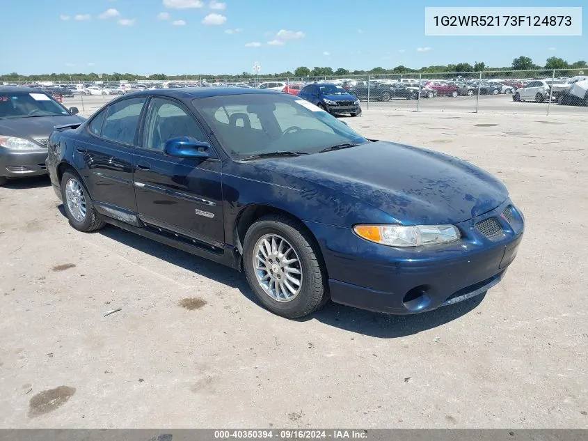 2003 Pontiac Grand Prix Gtp VIN: 1G2WR52173F124873 Lot: 40350394