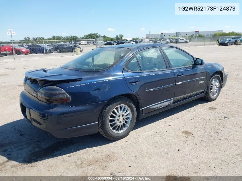 2003 Pontiac Grand Prix Gtp VIN: 1G2WR52173F124873 Lot: 40350394