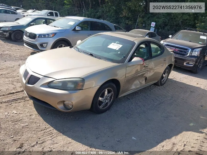 2G2WS522741356976 2004 Pontiac Grand Prix Gt2