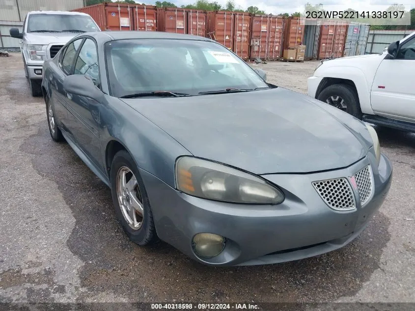 2G2WP522141338197 2004 Pontiac Grand Prix Gt1