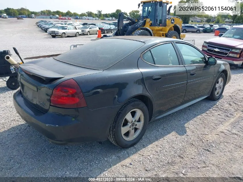 2G2WP552061154061 2006 Pontiac Grand Prix