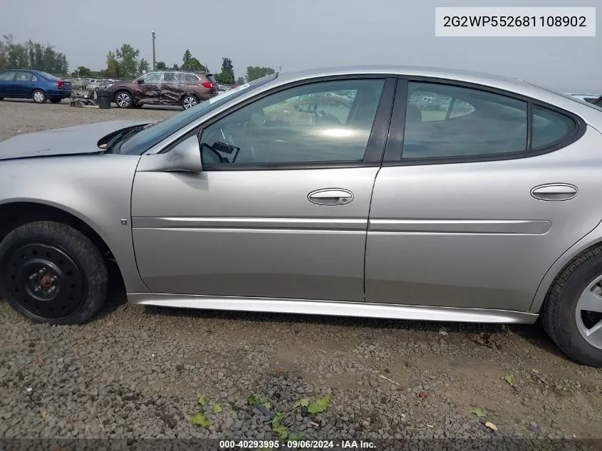 2G2WP552681108902 2008 Pontiac Grand Prix