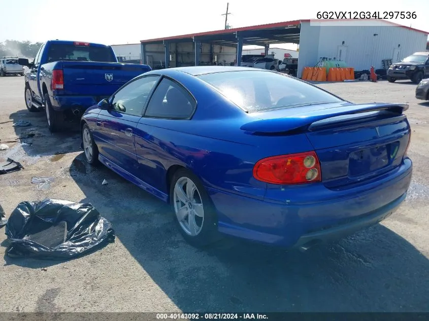 6G2VX12G34L297536 2004 Pontiac Gto