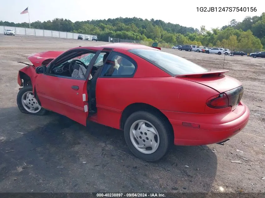 1G2JB1247S7540156 1995 Pontiac Sunfire Se