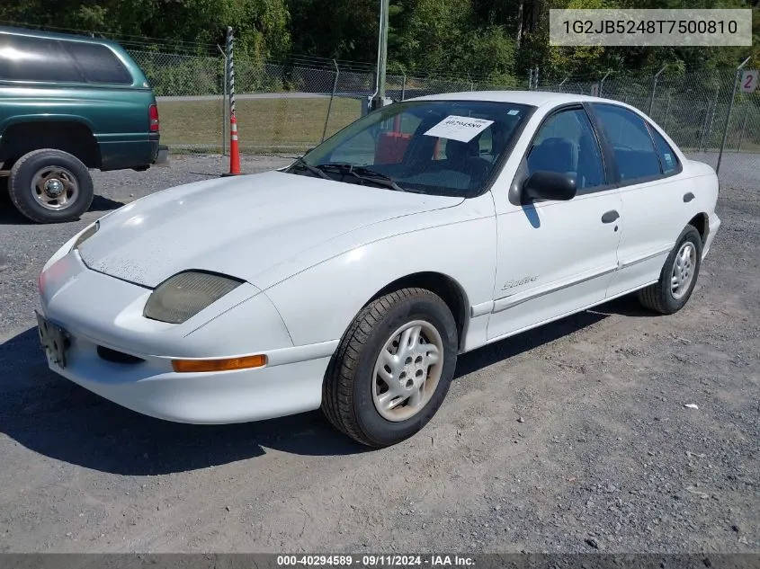 1996 Pontiac Sunfire Se VIN: 1G2JB5248T7500810 Lot: 40294589