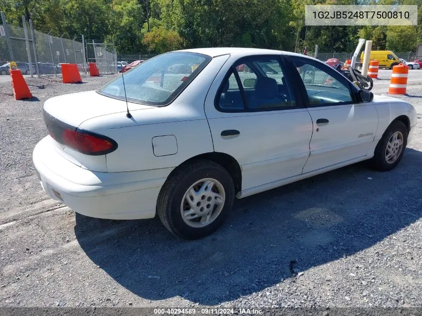 1G2JB5248T7500810 1996 Pontiac Sunfire Se